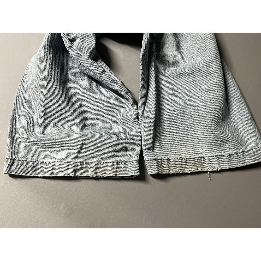 Madewell Jeans Womens 29 Light‎ Wash Blue Low-Slung Cargo Denim Tapered Leg - Picture 14 of 14